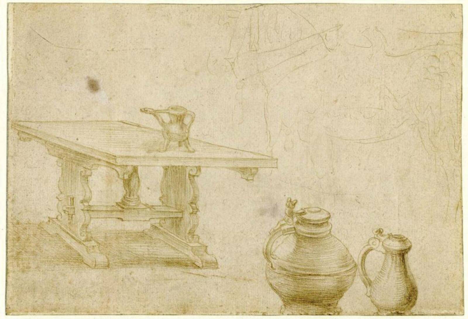 Рисунок пустого стола и пивных кружек Альбрехта Дюрера оказался зарисовкой из игорного дома